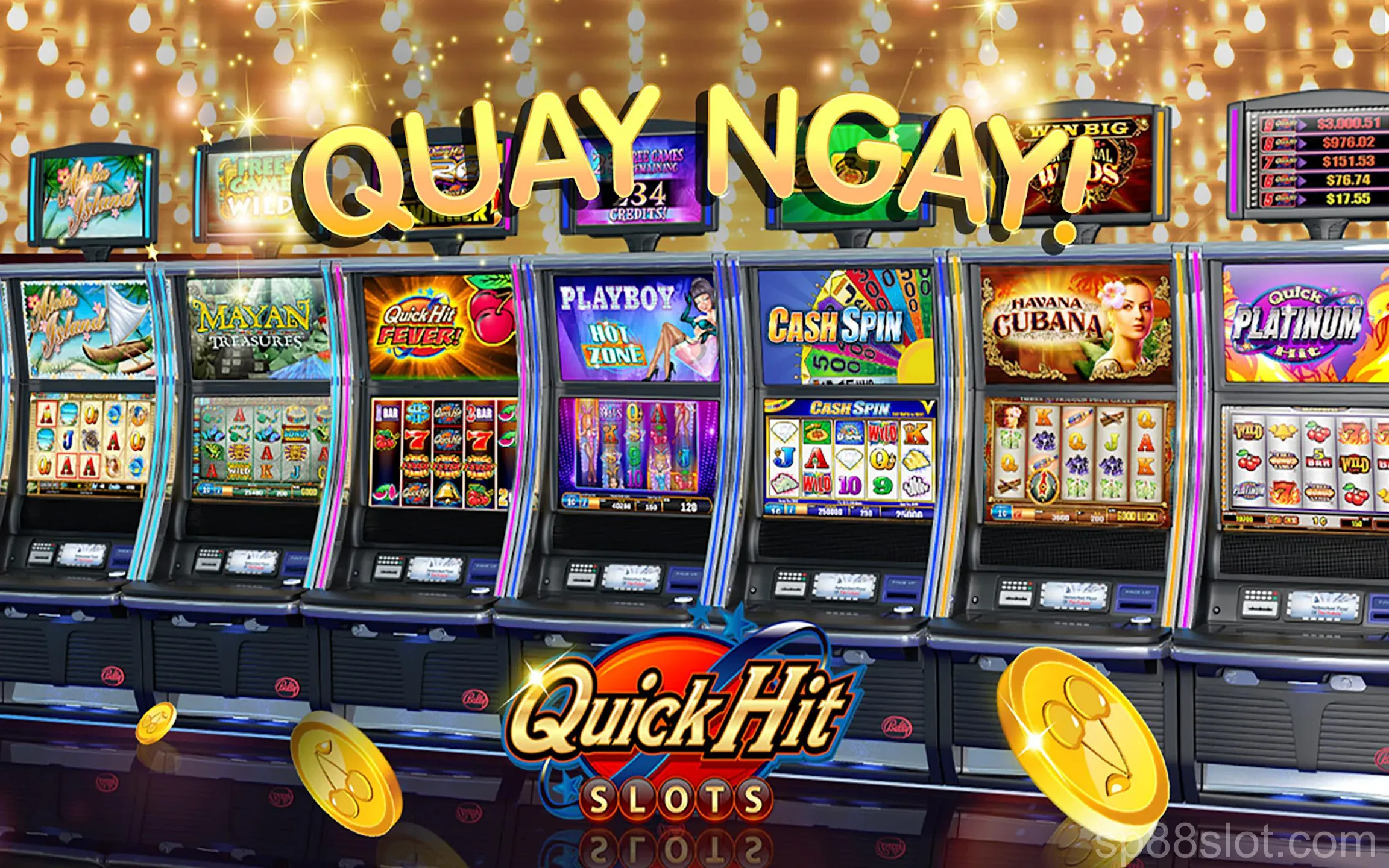 Màn hình chọn game slots